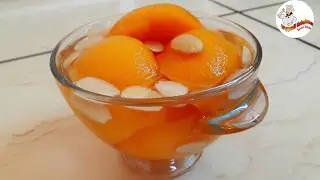 خشاف الدراق او كمبوت الخوخ المنعش