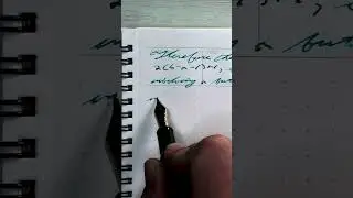 3 Oysters   Delicious Peacock Green Fountain Pen Ink #60SecondReview #60SecondReview