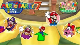 Mario Party 7 - Mario vs Waluigi vs Wario vs Birdo - Windmillville