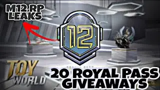 FREE ROYAL PASS - M12 RP LEAKS BGMI/PUBG
