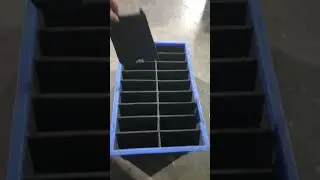 ARYA EQUIPMENTS | HDPE CRATE WITH PARTATION WITH BLACK SLEAVE
