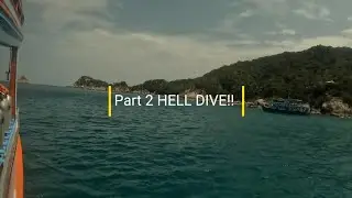 SSI Stress & Rescue Course Diving Adventure in Koh Tao  part 2 HELL DIVE!!