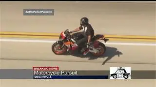 Repsol Honda Sportbike police chase