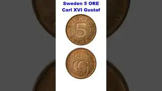 Sweden 5 &ouml;re||1981||King Carl XVI Gustaf (1975 - 2019)||Bronze||#shorts #shortvideo #new #trending