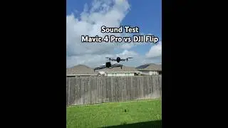 DJI Mavic 4 Pro против DJI Flip &mdash; сравнение звука, в которое вы не поверите! 🔊🚁