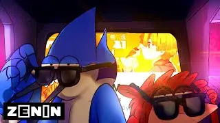 🎵 APENAS UM SHOW - Mordecai e Rigby (Regular Show) Prod. @bigbadbeats | Zenin