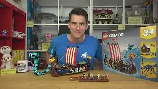 Dafür muss ein alter Wikinger lange stricken! LEGO® Creator 31132 Schiff mit Midgardschlange