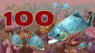 100 PIRANHAS vs EVERY FACTION - Animal Revolt Battle Simulator