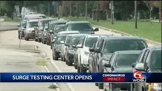 New surge COVID-19 testing site opens in New Orleans