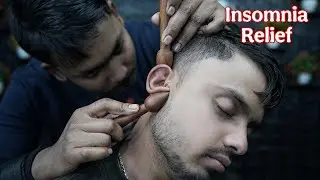Wood Stick ASMR | Head Massage for Insomnia Relief | Calming Anxiety with Tapping & Scratching ASMR