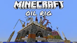 Minecraft Creative Inspiration: Oil Rig