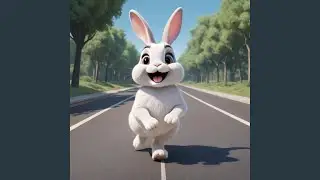 Bunny invasion on the road