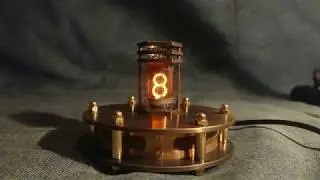 Одноламповые часы на индикаторе ZM1000 / Single Tube Nixie Clock with ZM1000 Tube