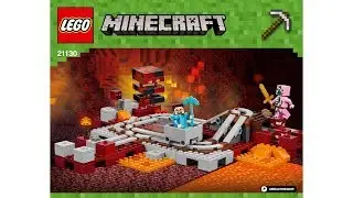 Lego Instructions - Minecraft- Set 21130 - THE NETHER RAILWAY