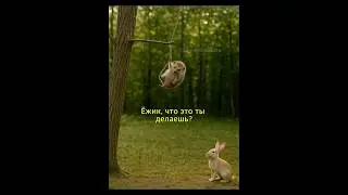 Ежик устал - #нейросеть #ai #юмор #ии #мем #funny #song #funnyshorts #смешныеживотные #viral #ежик