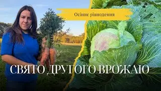 Мой осень 🌾 Урожай и эксперимент с соломой
