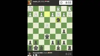 10 min - Queen trapped