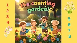 🌼 The Counting Garden! | Learn to Count with Flowers | Preschool Song for Toddlers 🌼