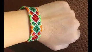 Pulsera a colores de Hilo Macrame || Maria Euni
