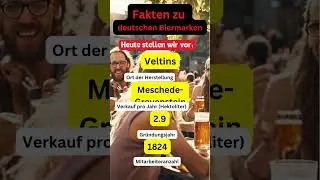 Deutsche Biermarken Vorstellung #biermarken #deutschebiere #veltins