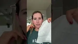 Joined the clean skin club and almost had a heart attack all on the same day 🤣 #facetowels
