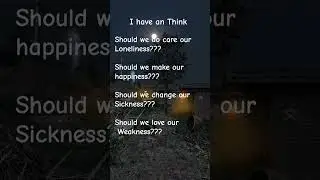 SHOULD WE THINK DEEP??