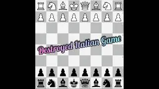 Destroyed Italian Game in Kings Gambit #shorts #ytshorts #youtubeshorts #Rudhvedh-U-TURNS