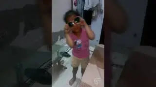 My #Daughter #MishtiAgarwal having fun on #KalaChasmaa #Song