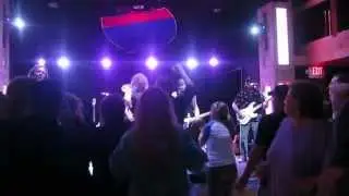 Hot Rocks Band performs Satisfaction at Rt20 Outhouse