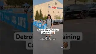 Detroit Lions Training Camp 2025 Vlog!🇩🇪🇺🇸🏈 #detroit#germany #detroitlions