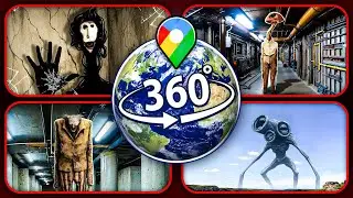 TOP 4 Banned Google Earth Creatures (VR 360°)