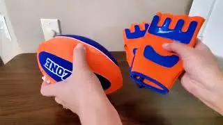 Honest Review of Funwares GripZone Hook-and-Loop Football with 1 Ball and 2 Gloves