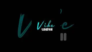 Vibe undhi baby song black screen lyrics from mirai movie#trending