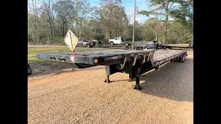 52 Foot Tandem Axle Step Deck Dovetail Trailer Lot#359