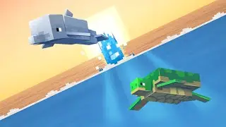 If Minecraft was A National Geographic Documentary