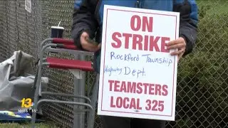 Rockford Township Highway Department Teamsters Local 325 workers strike over safety and wages
