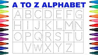 ABCD Alphabet Tracing & Learning for Babies & Toddlers | English Alphabet A to Z | एबीसीडी ट्रेसिंग