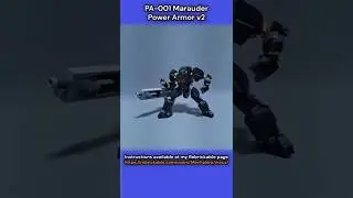 PA-001 Marauder Power Armor v2  #legomecha #lego #mech #powerarmor