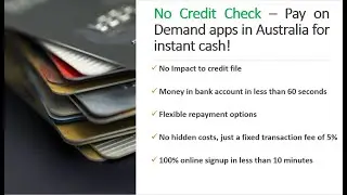 No Credit Check Instant Cash payday loans in Australia