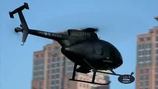 YU XIANG F119S MD500 MH-6 Little Bird GPS RC Helicopter Model RTF 1/16 Scale 250-Class