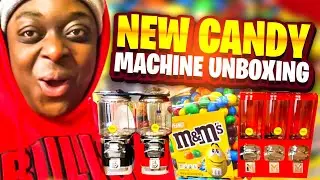 UNBOXING NEW ''CANDY MACHINE''TRIPLE TIME CLASSIC RHINO SETTING UP CANDY MACHINES TRIP TO SAM