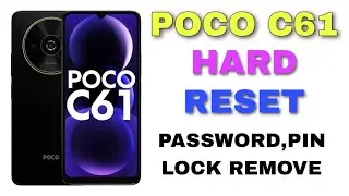 how to factory reset poco c61 | poco c61 hard reset | poco c61 hard reset kaise kare