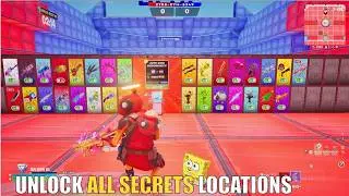 SUPER RED VS BLUE TYPICAL GAMER MAP FORTNITE - ALL SECRETS LOCATIONS PART 21 (HEARTBREAKER)