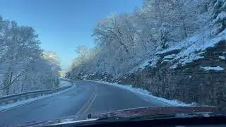 Branson Missouri Short Winter Drive