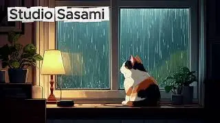 Window Rain Lofi 🌧 | Cozy Indoor Night | studiosasami