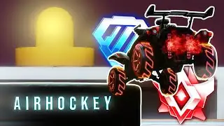 AIRHOCKEY in RocketLeague gegen GRANDCHAMPION KobrickRL 🌍 Custom Maps [4K]