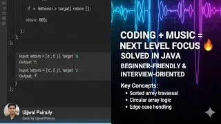 LeetCode 744 &ndash; Find Smallest Letter Greater Than Target (TheFatRatCoding + music = next level focus)