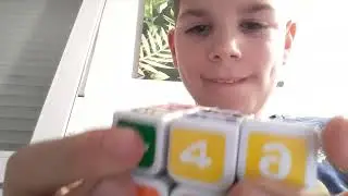 May try to solve a Rubik's Cube with numbers on it and I'm in Spain right now I think I like it in