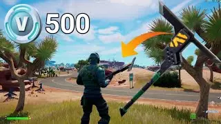 *RARE* Angular Axe Pickaxe Gameplay in Fortnite! Sound Test + Review (Should You Buy?)