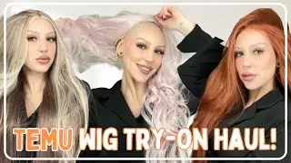 Temu Wig Try-on Haul! | Hayley Brooke